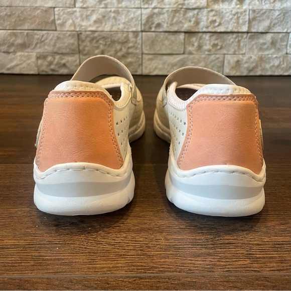 Rieker Women's L32B5 Nikita Shoe Color: Ginger/Offwhite/Apricot Size 42 - Picture 4 of 10